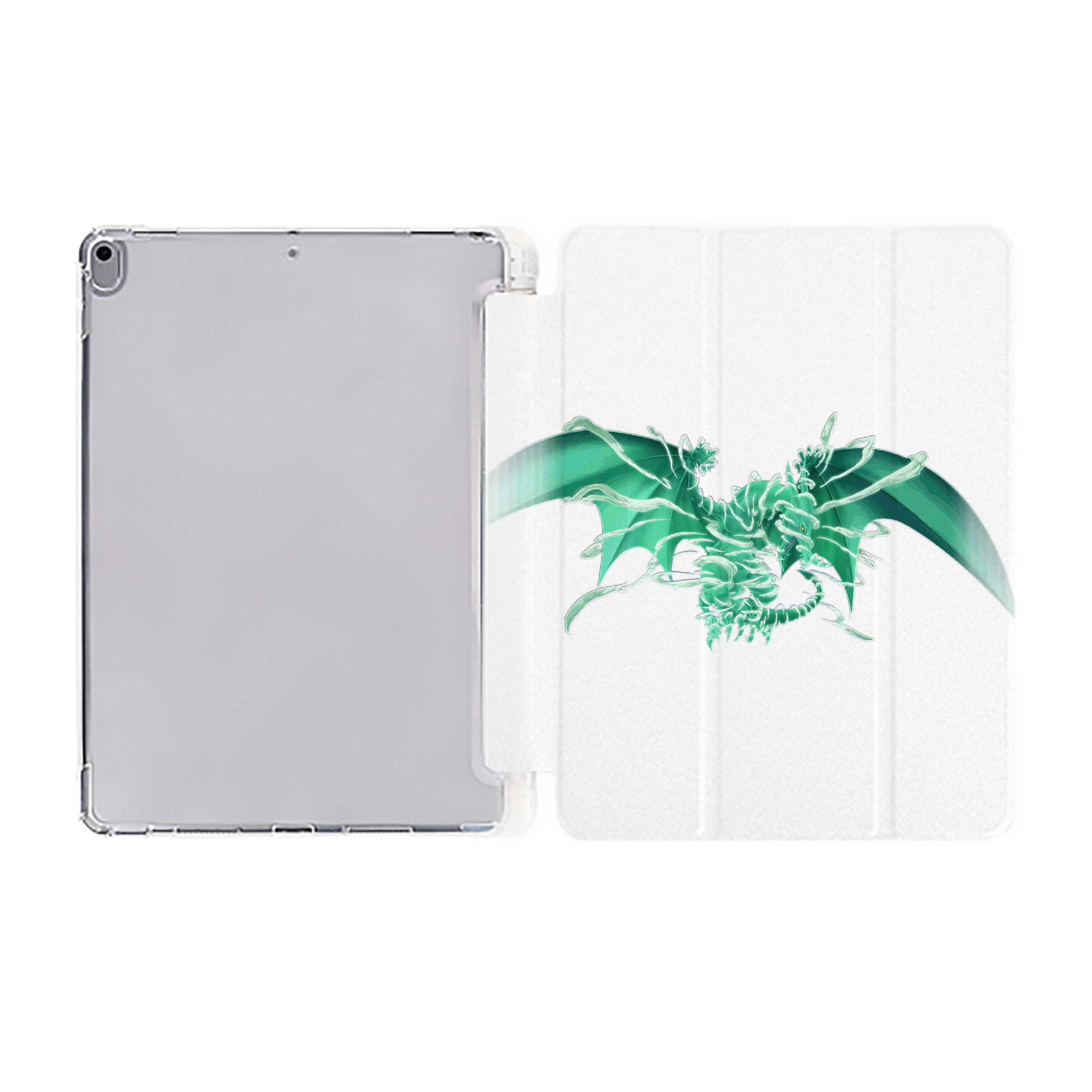 （画像用） 遊☆戯☆王 Yu-Gi-Oh! IPad ケース ペン収納付き 三つ折りスタンド PUレザー×シリコン 対応機種9.5/10.5/10.9インチ